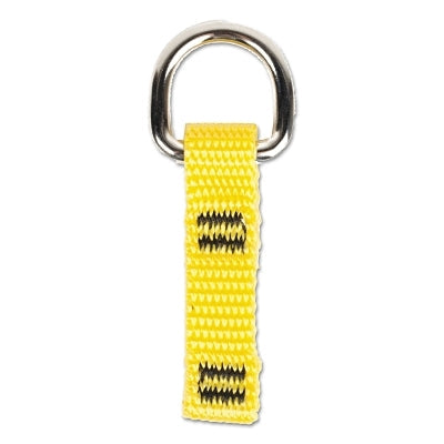 D-ring Attachment, 1500003, 0.5 in W x 2.25 in L, Webbed Nylon, Yellow