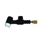 Best Welds 17V TIG torch assembly air cooled 150A, rigid head with valve, 60-degree angle, white ceramic cup, brass fitting