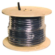 SOOW Non UL Power Cable, 8 AWG, 4 Conductors, 35 A, 250 ft, Black, Spool