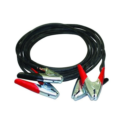 ANCHOR BRAND Booster Cables 4 AWG, 20 ft black cords with red and black jaw clamps, jumper cables