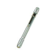 ANCHOR BRAND size 52-74 tip drill set with 12 drills in knurled aluminum handle tip drill set