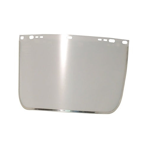 ANCHOR BRAND Visor clear aluminum bound 15-1/2 in x 9 in face shield for Jackson Safety head gear
