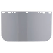Visor, Clear, Unbound, 15-1/2 in L x  9 in H, for Jackson Safety� Head Gear/Cap Adaptors