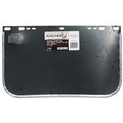 Visor, Light Green, Bound, 15-1/2 in L x  9 in H, Aluminum Bound