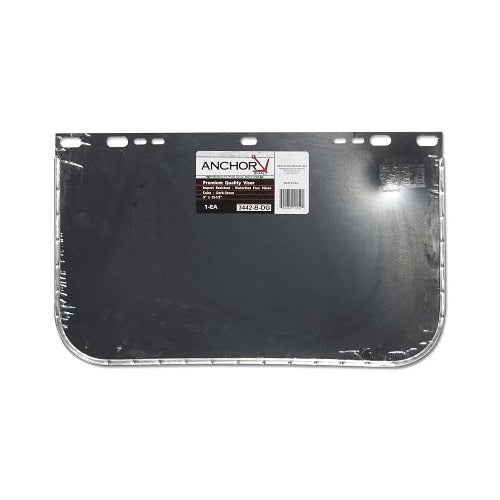 ANCHOR BRAND Visor dark green aluminum bound 15-1/2 in x 9 in tinted face shield with brand label