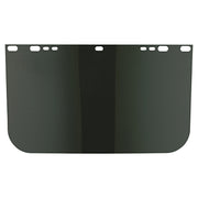Visor, Dark Green, Unbound, 15-1/2 in L x  9 in H, for Jackson Safety� Head Gear/Cap Adaptors