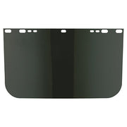 Visor, Dark Green, Unbound, 15-1/2 in L x  9 in H, for Jackson Safety Head Gear/Cap Adaptors