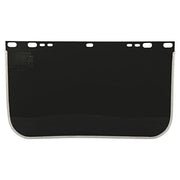 Visor, Shade 5, Aluminum Bound, 15-1/2 in L x  9 in H, for Jackson Safety Head Gear/Cap Adaptors