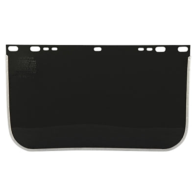 Visor, Shade 5, Aluminum Bound, 15-1/2 in L x  9 in H, for Jackson Safety Head Gear/Cap Adaptors