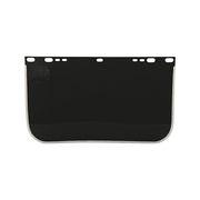 ANCHOR BRAND Visor Shade 5 aluminum bound 15-1/2 in x 9 in dark tinted welding face shield