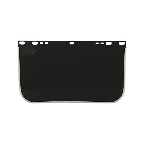 ANCHOR BRAND Visor Shade 5 aluminum bound 15-1/2 in x 9 in dark tinted welding face shield
