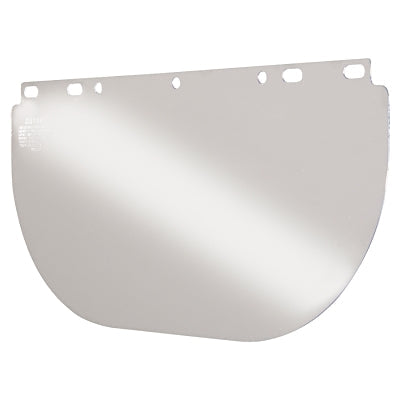 Visor, Clear,  Unbound, 16-1/2 in L x 8 in H, for Fibre-Metal Head Gear/Cap Adaptors