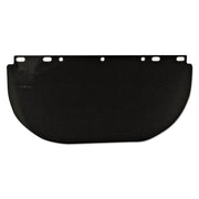 Visor, Dark Green, Unbound, 16-1/2 in L x 8 in H, For Fibre-Metal Head Gear/Cap Adaptors