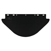 Visor, Shade 5, Unbound, 19 in L x  9-3/4 in H, For Fibre-Metal� Head Gear/Cap Adaptors