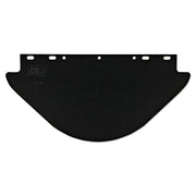Visor, Shade 5, Unbound, 19 in L x  9-3/4 in H, For Fibre-Metal Head Gear/Cap Adaptors