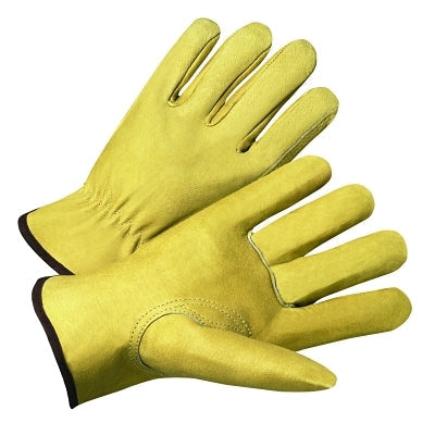 4000 Series Pigskin Leather Driver Gloves, 2X-Large, Unlined, Tan