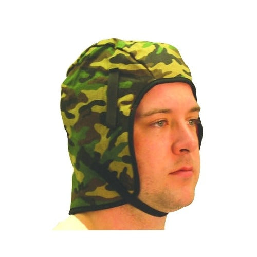 ANCHOR BRAND Camouflage Winter Liner medium duty twill polyfiber cotton lining hard hat liner worn on model