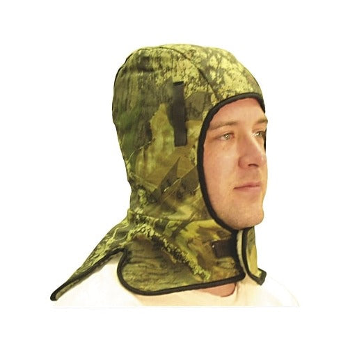 ANCHOR BRAND Camouflage Winter Liner heavy duty twill sheep thermal lining hard hat liner on model