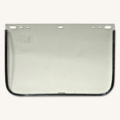 Visor, Clear, Aluminum Bound, 12 in L x 8 in H, For Jackson Safety� Head Gear/Cap Adaptors