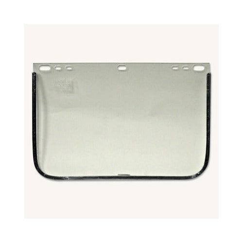 ANCHOR BRAND Visor clear aluminum bound 12 in x 8 in polycarbonate face shield for Jackson Safety adaptors
