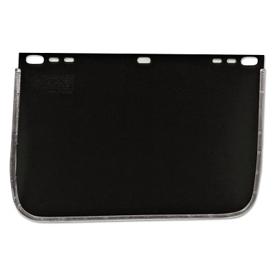 Visor, Dark Green, Aluminum Bound, 12 in L x 8 in H, For Jackson Safety� Head Gear/Cap Adaptors