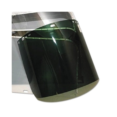 ANCHOR BRAND Visor dark green 11 in x 8 in unbound tinted face shield for Fibre-Metal head gear