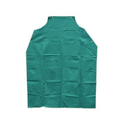 ANCHOR BRAND Bib Apron 45 in x 35 in, green vinyl with snap side closures, apron