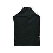 ANCHOR BRAND Hycar Apron 35 in x 45 in, black vinyl bib with brass snap side closures, apron