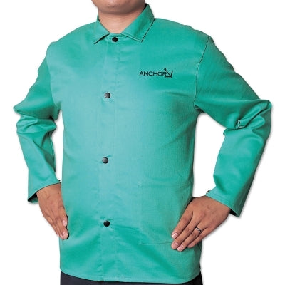 Flame Retardant (FR) Cotton Sateen Jacket, 3X-Large, Visual Green
