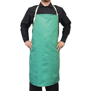 Flame-Retardant Cotton Sateen Bib Apron, 24 in x 36 in, Visual Green