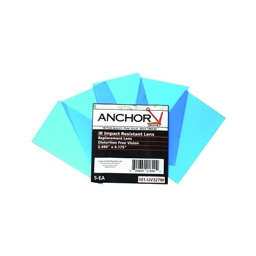 ANCHOR BRAND Miller Inside Cover Lens 2.49 in x 4.175 in, clear polycarbonate 5-pack, lens