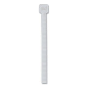 General Purpose Cable Tie, 50 lb Tensile Strength, 11.1 in L, Natural, 100 EA/BG