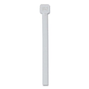 General Purpose Cable Tie, 50 lb Tensile Strength, 7.6 in L, Natural, 100 EA/BG