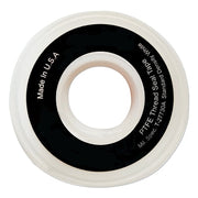White PTFE Thread Sealant Tape, 1 in x 520 in L