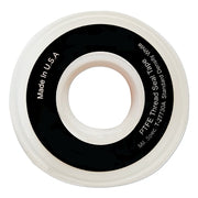White PTFE Thread Sealant Tape, 1/2 in x 1296 in