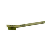 ANCHOR BRAND Utility Brush 7-1/2 in, brass bristles with curved wood handle, brush