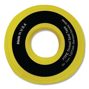 Gas Line PTFE Thread Sealant Tape, 1/2 in x 260 in, Yellow, Full Density