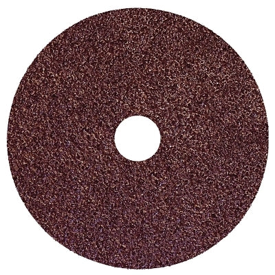 Resin Fiber Disc, Aluminum Oxide, 5 in dia, 7/8 in arbor, 36 Grit, Arbor Hole Mounting