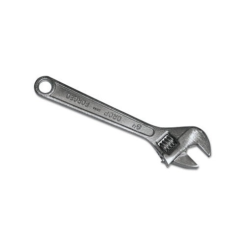 ANCHOR BRAND adjustable wrench, 15 in L, 1-3/4 in opening, chrome plated steel jaw, hand wrench