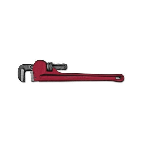 ANCHOR BRAND adjustable pipe wrench, 24 in, drop forged steel jaw, red handle, heavy duty pipe wrench