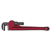 Adjustable Pipe Wrench, 15� Head Angle, Drop Forged Steel Jaw, 36 in