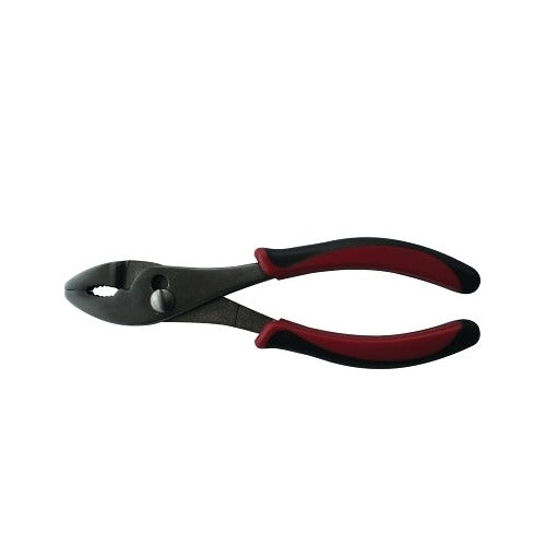 ANCHOR BRAND slip joint pliers, 8 in OAL, red and black cushion grip handles, hand pliers