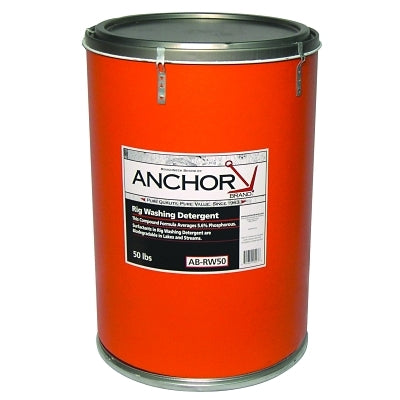 Rig Washing Detergent, 50 lb, Drum
