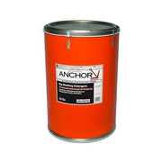 ANCHOR BRAND Rig Washing Detergent 50 lb orange steel drum with metal lid clamps, low-phosphorus formula, rig wash detergent