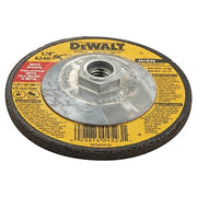 Type 27 Grinding Wheel, 4-1/2 in dia, 5/8 in-11 TPI, 13300 RPM, 24 Grit