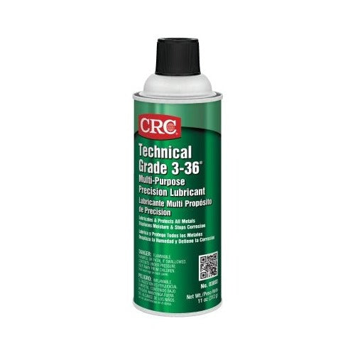CRC Technical Grade 3-36 multi-purpose precision lubricant 16 oz aerosol, green label, metal corrosion protection