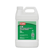 CRC 3-36 Multi-Purpose Lubricant and Corrosion Inhibitor white 1-gallon jug with green label, NSF listed