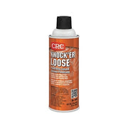 CRC Knock'er Loose penetrating solvent 16 oz orange aerosol can frees frozen parts dissolves rust and corrosion