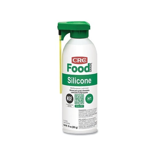 CRC Food Grade Silicone Lubricant 10 oz aerosol can white label NSF H1 certified food-safe silicone spray lubricant