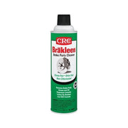 CRC Brakleen brake parts cleaner 14 oz aerosol, non-chlorinated formula, green label, solvent-based brake cleaner spray